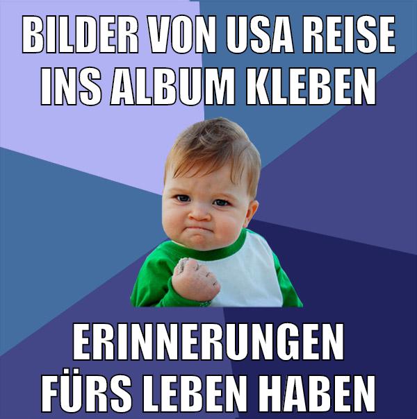 Bilder von USA Reise ins album kleben erinnerungen fürs leben haben
