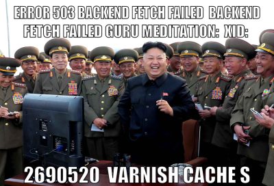 Error 503 Backend fetch failed  Backend fetch failed Guru Meditation:  XID: 2690520  Varnish cache s