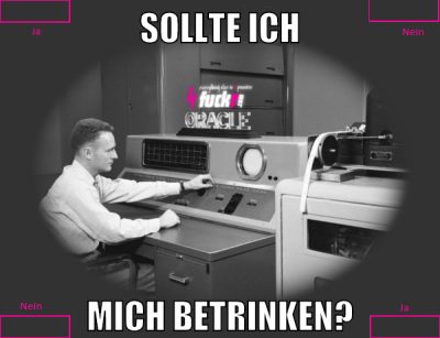 sollte ich mich betrinken?