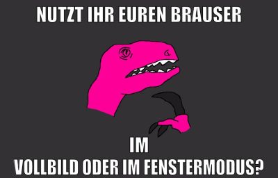 nutzt ihr euren brauser im vollbild oder im fenstermodus?
