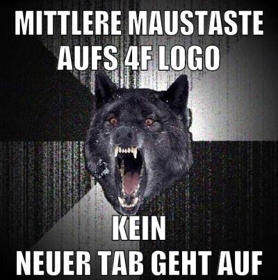 mittlere maustaste aufs 4f logo kein neuer tab geht auf