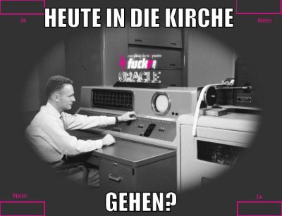 heute in die kirche gehen?