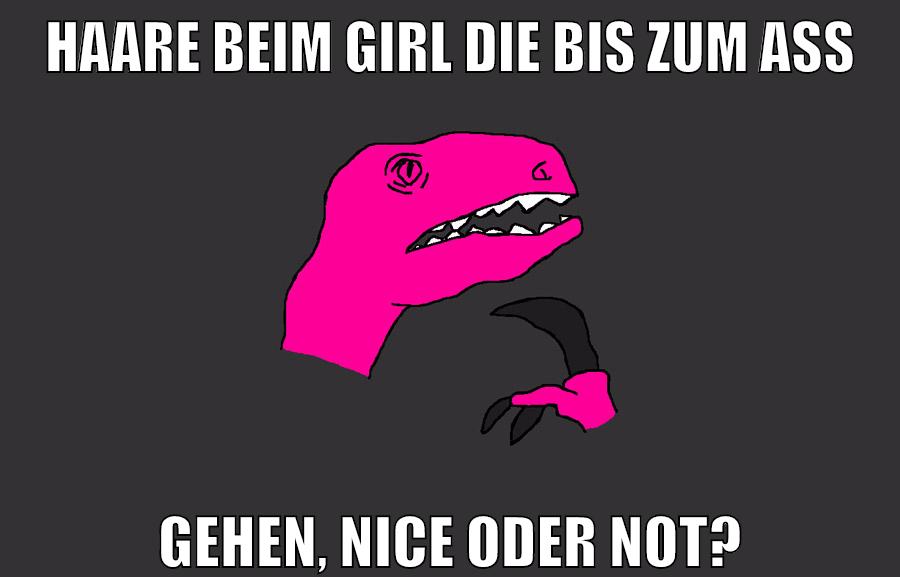 haare beim girl die bis zum ass gehen, nice oder not?