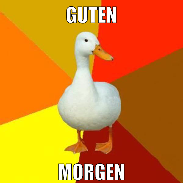 guten morgen