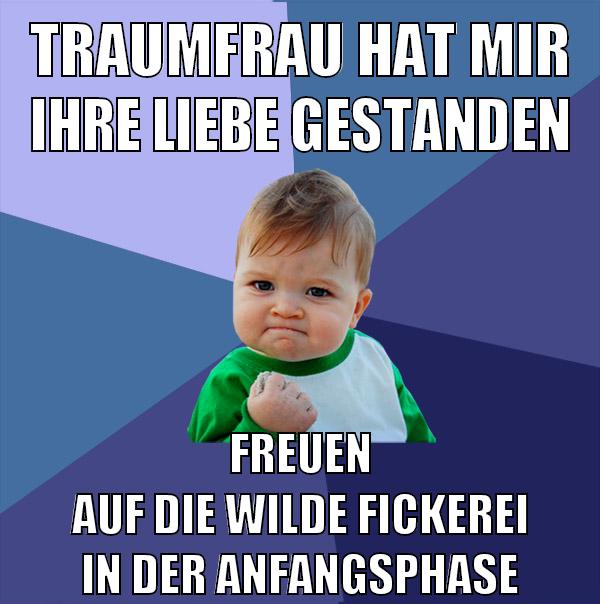 Traumfrau hat mir ihre liebe gestanden Freuen auf die wilde fickerei in der anfangsphase