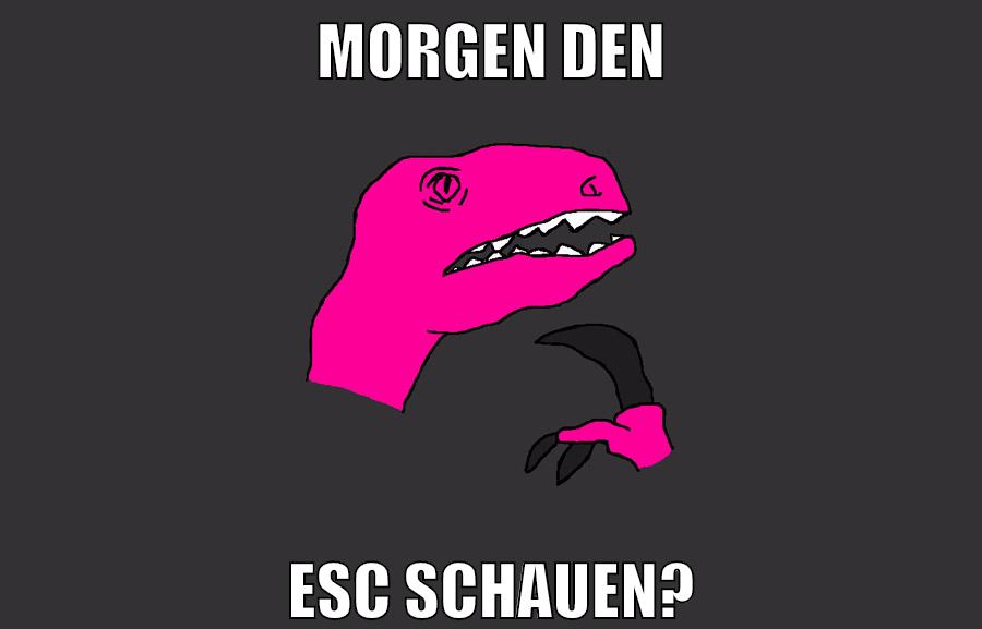 morgen den esc schauen?