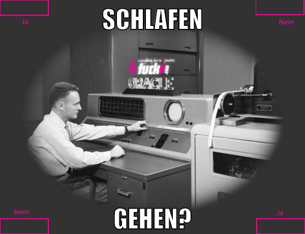 Schlafen gehen?