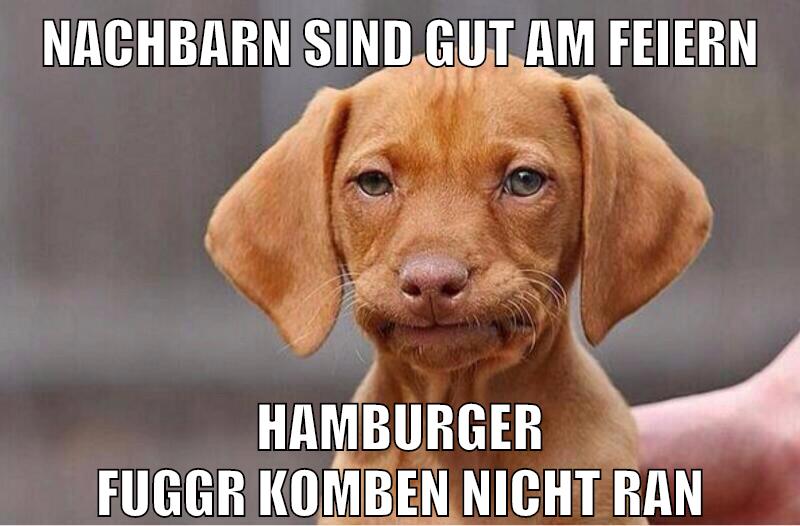 nachbarn sind gut am feiern hamburger fuggr komben nicht ran