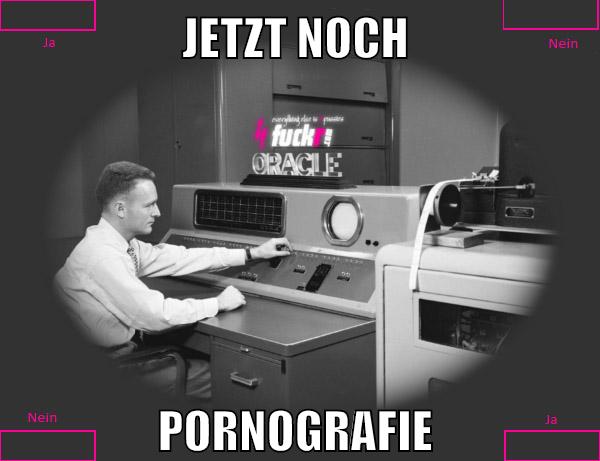 Jetzt noch Pornografie