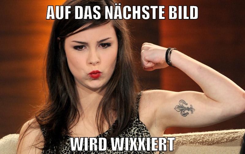auf das nächste bild wird wixxiert