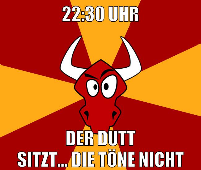 22:30 Uhr der dutt sitzt... die töne nicht