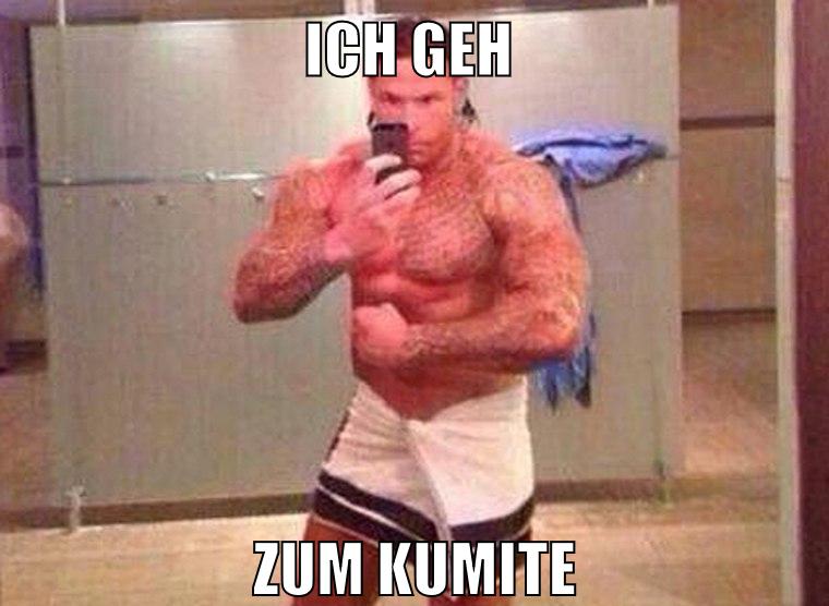 Ich geh zum kumite