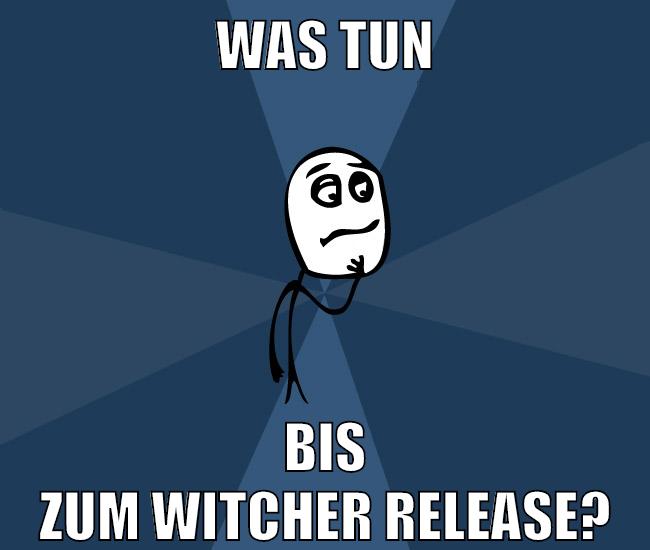 was tun bis zum witcher release?