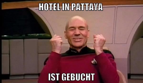 hotel in pattaya ist gebucht