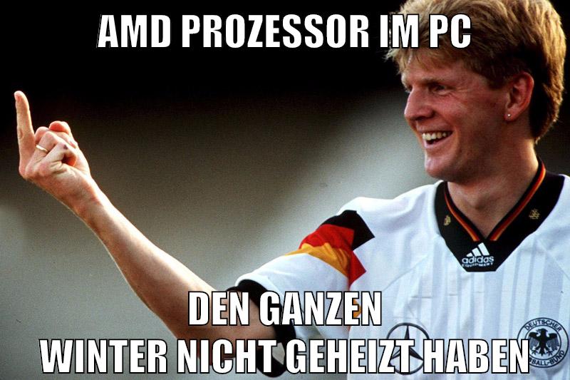 amd prozessor im pc den ganzen winter nicht geheizt haben