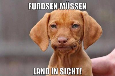 furdsen müssen land in sicht!