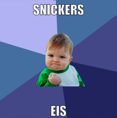 snickers eis