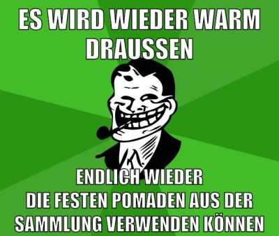 es wird wieder warm draußen endlich wieder die festen pomaden aus der sammlung verwenden können
