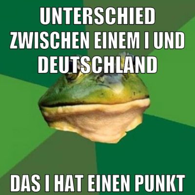 Unterschied zwischen einem i und deutschland das i hat einen punkt