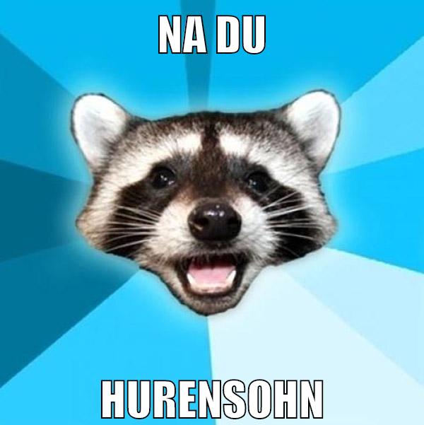 na du hurensohn