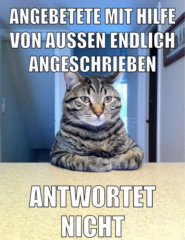 angebetete mit hilfe von außen endlich angeschrieben antwortet nicht