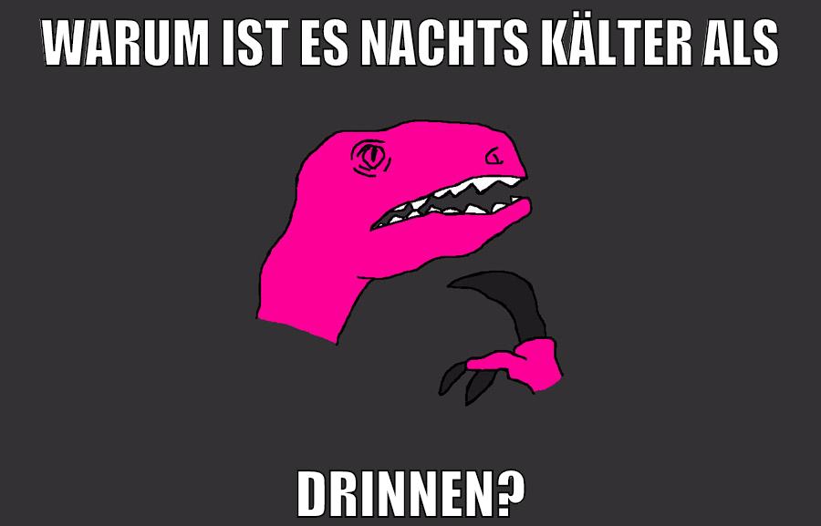 warum ist es nachts kälter als drinnen?