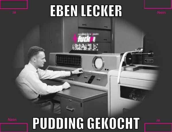 Eben lecker Pudding gekocht