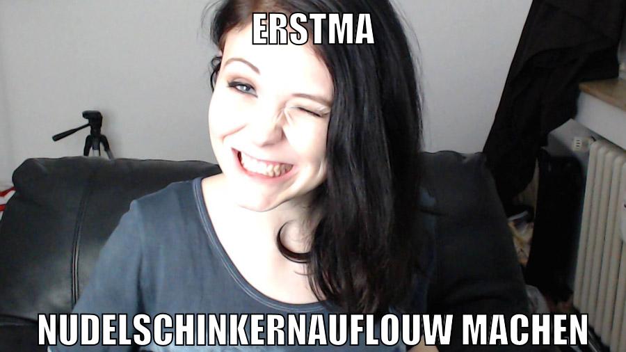 erstma nudelschinkernauflouw machen