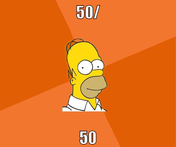 50/ 50