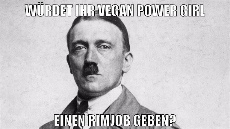 würdet ihr vegan power girl einen rimjob geben?
