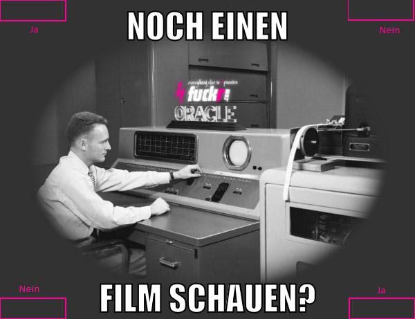 noch einen film schauen?