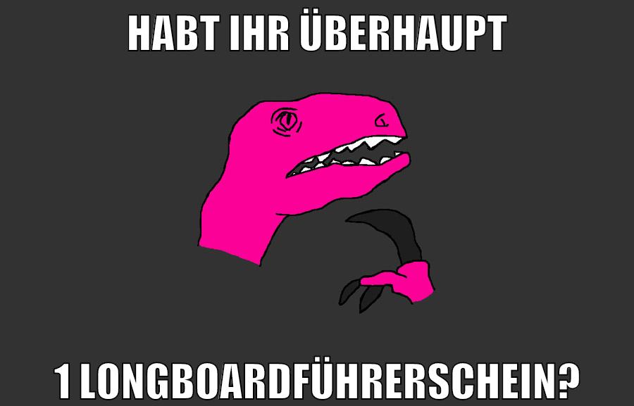 habt ihr überhaupt 1 longboardführerschein?