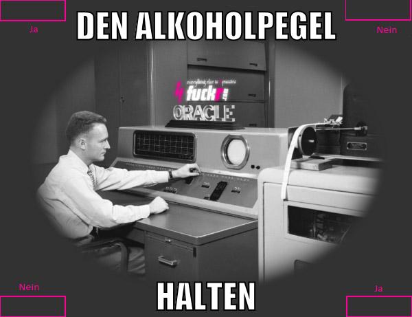 Den alkoholPegel halten