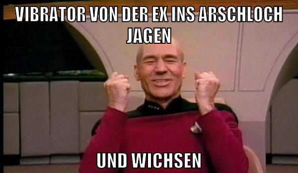 Vibrator von der Ex ins arschloch jagen und wichsen