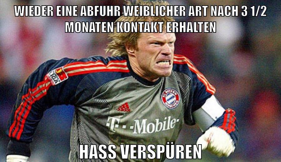Wieder eine Abfuhr weiblicher art nach 3 1/2 Monaten Kontakt erhalten Hass verspüren