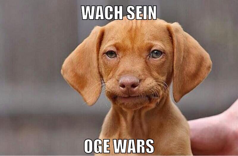 Wach sein oge wars