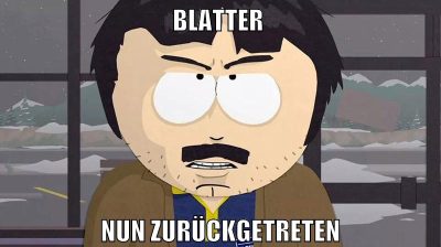 blatter nun zurückgetreten