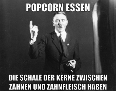 popcorn essen die schale der kerne zwischen zähnen und zahnfleisch haben