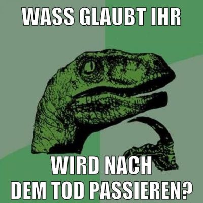 wass glaubt ihr wird nach dem tod passieren?