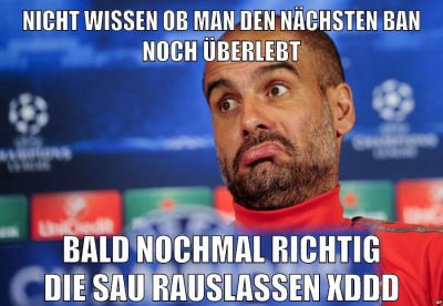 nicht wissen ob man den nächsten ban noch überlebt bald nochmal richtig die sau rauslassen xDDD