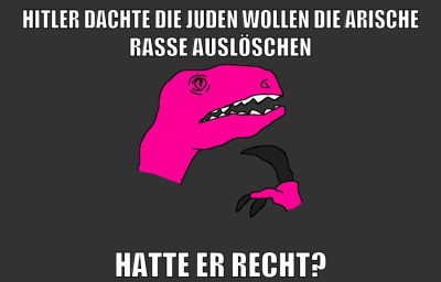 hitler dachte die juden wollen die arische rasse auslöschen hatte er recht?