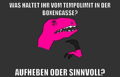 was haltet ihr vom tempolimit in der boxengasse? aufheben oder sinnvoll?