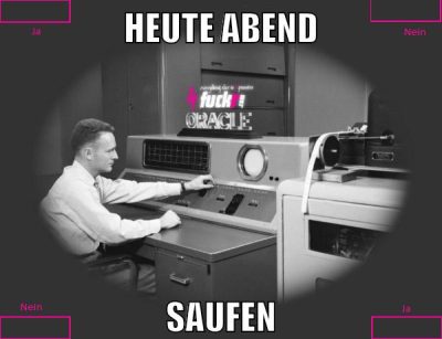 heute abend saufen