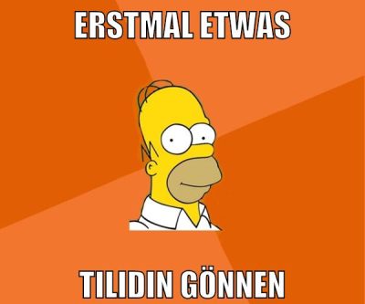 erstmal etwas tilidin gönnen