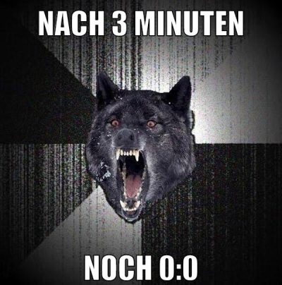 nach 3 minuten noch 0:0