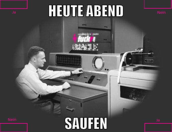 heute abend saufen
