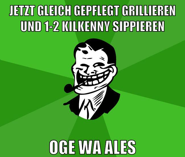 jetzt gleich gepflegt grillieren und 1-2 kilkenny sippieren oge wa ales