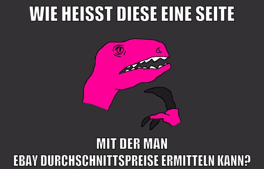 wie heisst diese eine seite mit der man ebay durchschnittspreise ermitteln kann?
