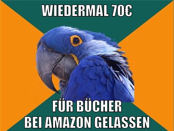 wiedermal 70€ für bücher bei amazon gelassen