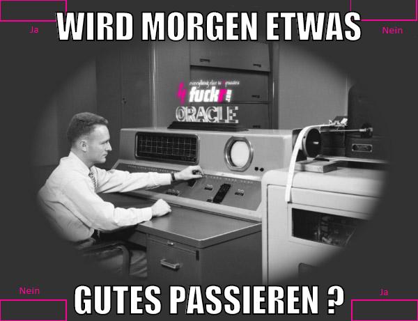 wird morgen etwas gutes passieren ?